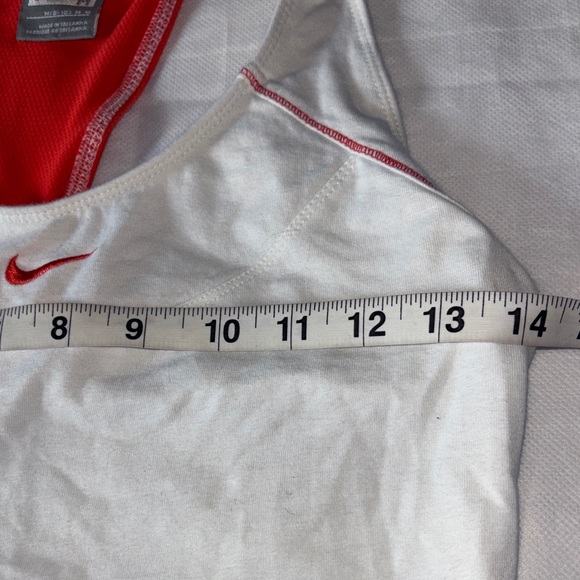 Nike White Tank Top with Red Accents - Picture 8 of 10